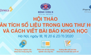 Hội thảo "Phân tích số liệu trong ung thư học và cách viết bài báo khoa học"